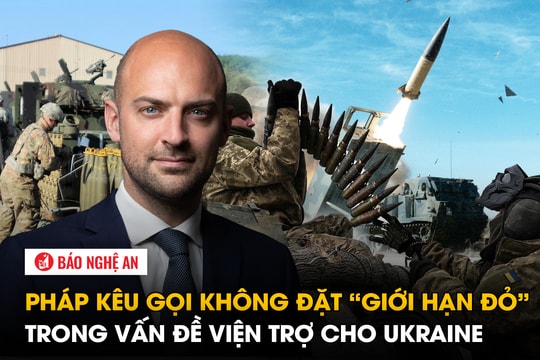 Pháp kêu gọi không đặt “giới hạn đỏ” trong vấn đề viện trợ cho Ukraine