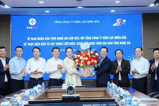 Nghệ An cam kết chỉ đạo quyết liệt để tháo gỡ khó khăn đối với các công trình dự án điện trên địa bàn