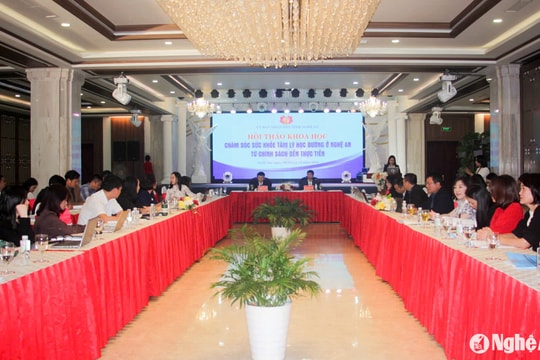 Nghệ An hội thảo về chính sách, thực tiễn chăm sóc sức khỏe tâm lý học đường