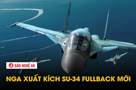 Nga xuất kích Su-34 Fullback mới