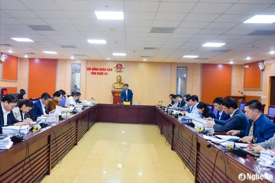 Ban Kinh tế - Ngân sách thẩm tra các nghị quyết trình kỳ họp cuối năm 2024 của HĐND tỉnh Nghệ An