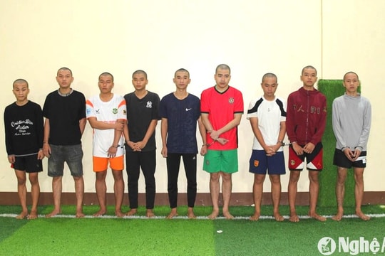 Bắt giữ 34 đối tượng sử dụng hung khí gây rối trật tự công cộng