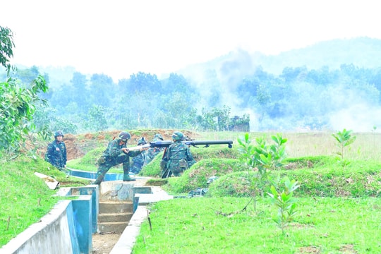 Bộ Chỉ huy Quân sự tỉnh tổ chức thành công diễn tập chiến thuật vòng tổng hợp cấp Tiểu đoàn năm 2024