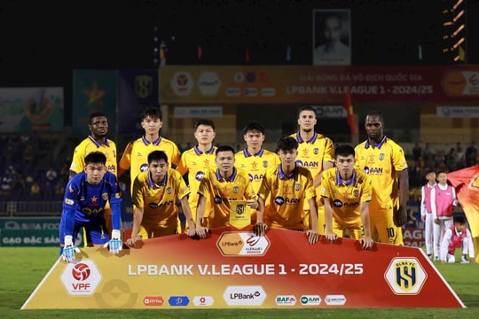 Sông Lam Nghệ An chỉ có thể bổ sung tối đa 3 cầu thủ ở giai đoạn II của mùa giải 2024/25
