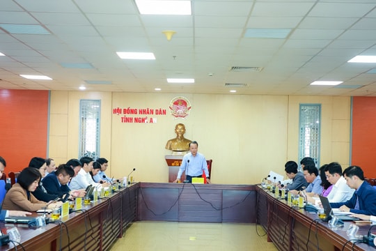 Nghệ An hướng dẫn tổ chức kỳ họp HĐND kiện toàn bộ máy chính quyền sau sắp xếp đơn vị hành chính