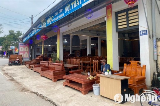Làng nghề mộc ở Nghệ An đìu hiu dịp cuối năm