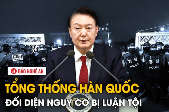 Tổng thống Hàn Quốc đối diện nguy cơ bị luận tội