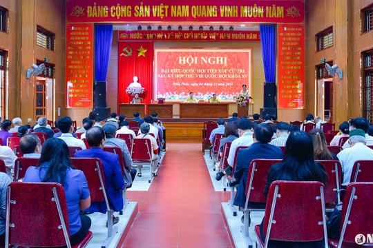 Đại biểu Quốc hội tiếp xúc cử tri huyện Diễn Châu