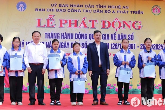 Nghệ An phát động Tháng hành động quốc gia về dân số