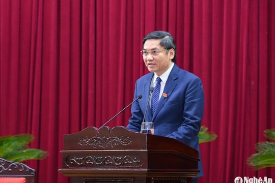 Phó Bí thư Thường trực Tỉnh ủy, Chủ tịch HĐND tỉnh Nghệ An Hoàng Nghĩa Hiếu nhấn mạnh 3 nhóm nhiệm vụ trọng tâm sau Kỳ họp HĐND tỉnh