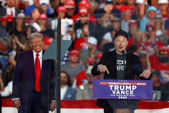 Elon Musk chi 1/4 tỷ USD cho chiến thắng của ông Donald Trump