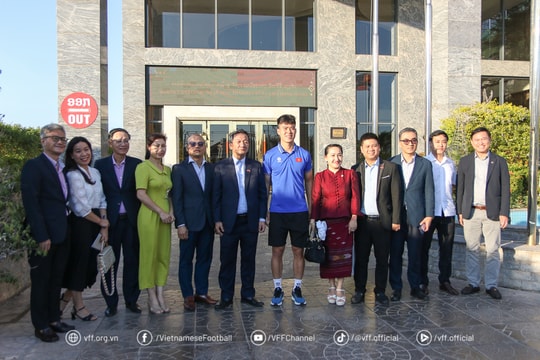 Tuyển Việt Nam được động viên tinh thần trước trận ra quân ASEAN Cup 2024