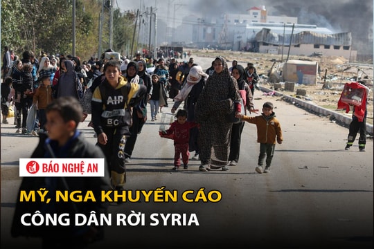 Mỹ, Nga khuyến cáo công dân rời Syria