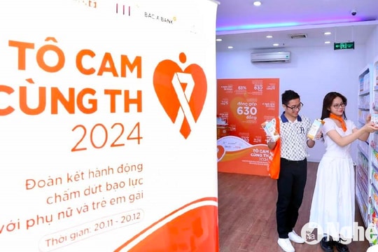 Tô cam cùng Quỹ Vì tầm vóc Việt - Chấm dứt bạo lực đối với phụ nữ