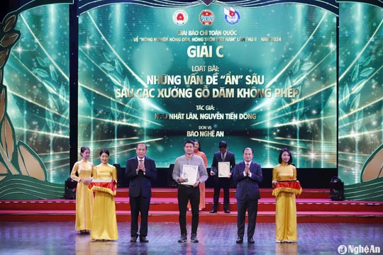 Báo Nghệ An đoạt giải Báo chí toàn quốc về nông nghiệp, nông dân, nông thôn Việt Nam lần thứ II - năm 2024