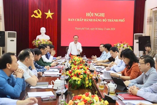 Thành phố Vinh ban hành Đề án sắp xếp tổ chức Đảng, chính quyền, Mặt trận Tổ quốc của các phường (mới)