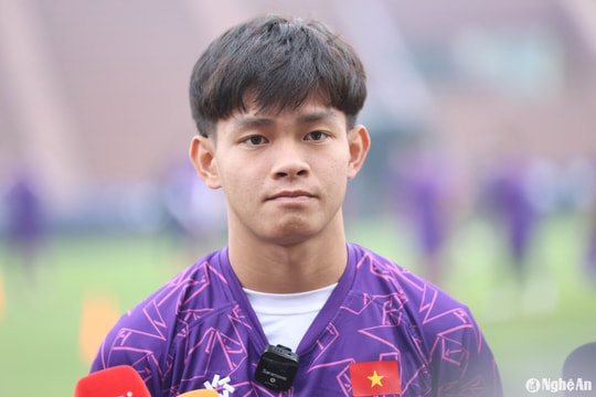 Tiền đạo Bùi Vĩ Hào: 'Indonesia rất mạnh, đây sẽ là trận đấu rất khó khăn với đội tuyển Việt Nam'