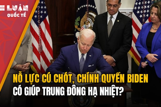 Nỗ lực ngoại giao cuối cùng của ông Biden