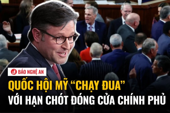 Quốc hội Mỹ 'chạy đua' với hạn chót đóng cửa chính phủ