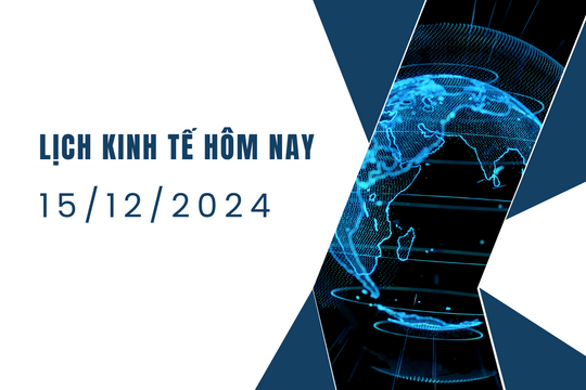 Lịch kinh tế ngày 15/12/2024, sự kiện kinh tế thế giới hôm nay