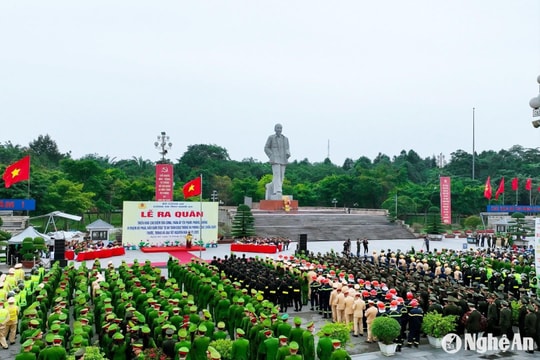 Nghệ An ra quân tấn công trấn áp tội phạm, giữ gìn an ninh, trật tự trước, trong và sau Tết Nguyên đán