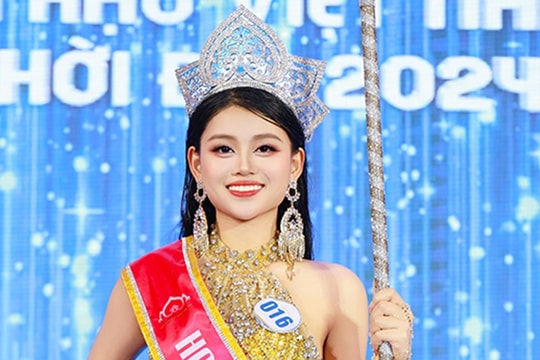Nữ sinh 20 tuổi đến từ Quảng Trị đăng quang Hoa hậu Việt Nam Thời đại 2024
