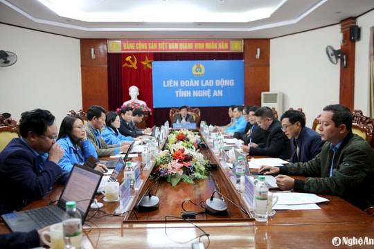 Nhiều nội dung quan trọng tại Hội nghị Ban Thường vụ Liên đoàn Lao động tỉnh kỳ họp thứ XIII