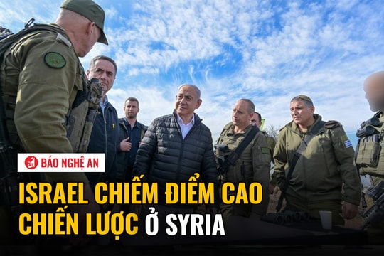 Israel chiếm điểm cao chiến lược ở Syria