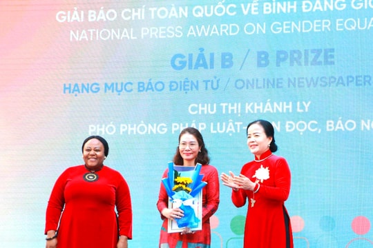 Báo Nghệ An đoạt giải B và giải Tập thể xuất sắc Giải Báo chí toàn quốc về Bình đẳng giới 2024