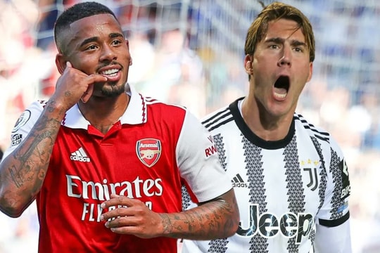 Arsenal muốn đổi Gabriel Jesus lấy Dusan Vlahovic