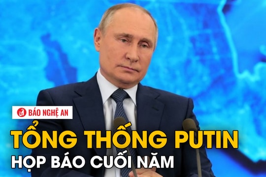 Tổng thống Putin họp báo cuối năm