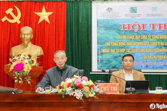 Quan tâm đời sống cộng đồng dân tộc thiểu số khu vực hạ lưu các thủy điện nhỏ