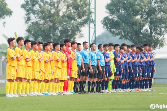 U19 Sông Lam Nghệ An giành chiến thắng thuyết phục trước U19 Công an Hà Nội