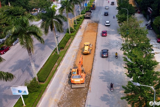 Thành phố Vinh đẩy nhanh tiến độ nâng cấp các tuyến đường