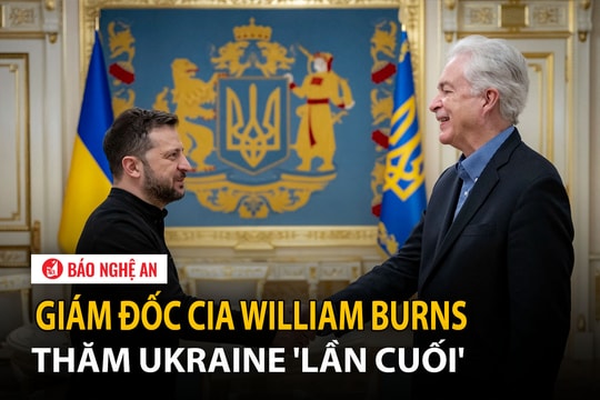 Giám đốc CIA William Burns thăm Ukraine 'lần cuối'