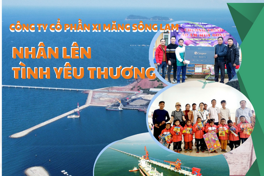 Công ty cổ phần Xi măng Sông Lam: Nhân lên tình yêu thương cộng đồng