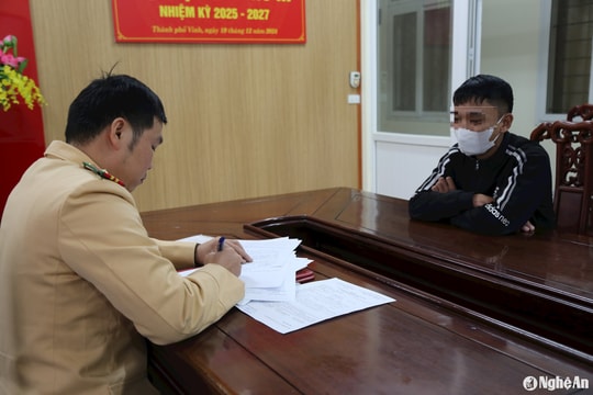 Triệu tập nam thanh niên vi phạm an toàn giao thông thông qua hệ thống camera
