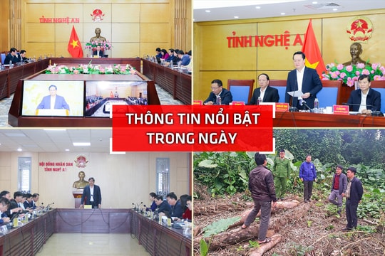 Nghệ An: Thông tin nổi bật ngày 25/12