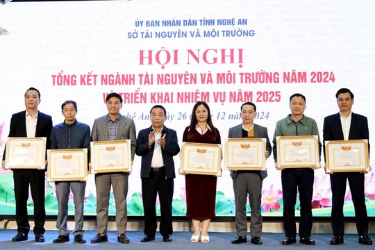 Ngành Tài nguyên và Môi trường tổng kết nhiệm vụ năm 2024