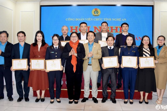 Công đoàn Viên chức Nghệ An tổng kết hoạt động năm 2024