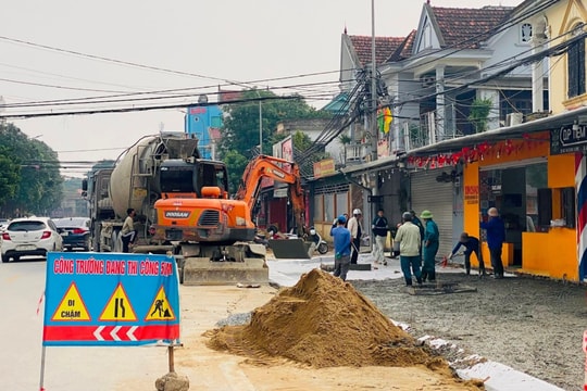 UBND tỉnh Nghệ An yêu cầu kiểm tra thi công các dự án, đảm bảo lưu thông thuận lợi trên các tuyến phố thành Vinh
