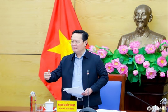 Bí thư Tỉnh ủy, Chủ tịch UBND tỉnh: Triển khai, vận dụng hiệu quả nhất các cơ chế, chính sách Quốc hội cho phép Nghệ An thí điểm