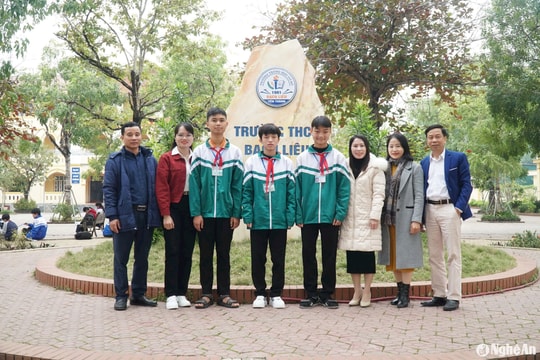 Ngôi trường huyện lúa có 3 em đạt giải Nhất học sinh giỏi tỉnh Nghệ An