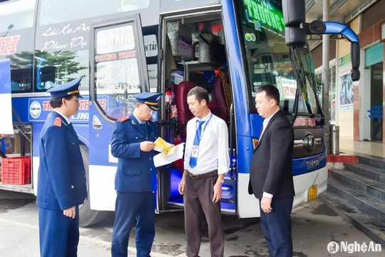 Yêu cầu các doanh nghiệp vận tải Nghệ An không tự ý tăng giá cước dịp Tết