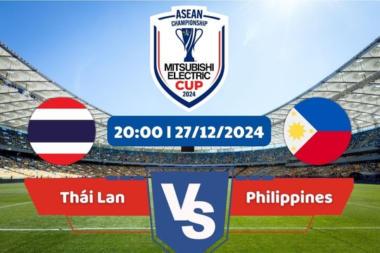 Link xem trực tiếp Thái Lan vs Philippines bán kết AFF Cup 2024