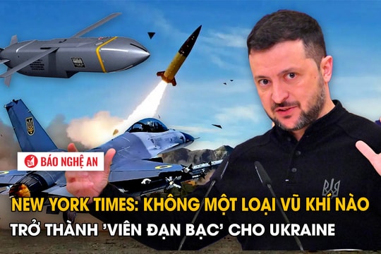 New York Times: Không một loại vũ khí nào trở thành 'viên đạn bạc' cho Ukraine