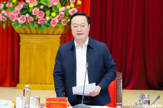 Hội nghị kiểm điểm Ban Thường vụ Tỉnh ủy Nghệ An năm 2024