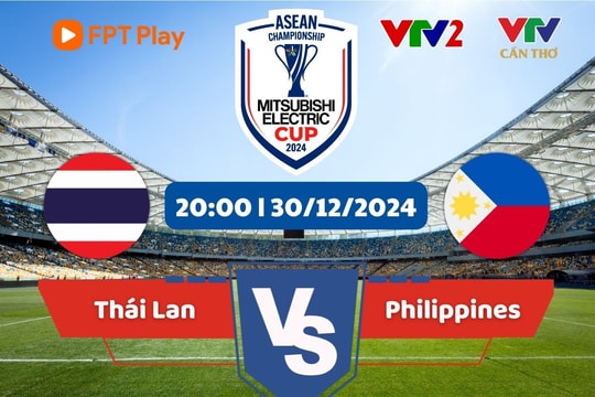 Link xem trực tiếp Thái Lan vs Philippines bán kết AFF Cup 2024