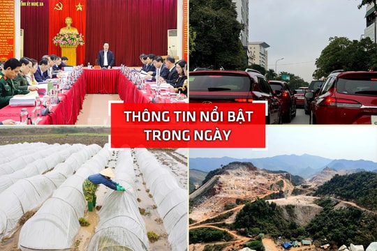 Nghệ An: Thông tin nổi bật ngày 30/12