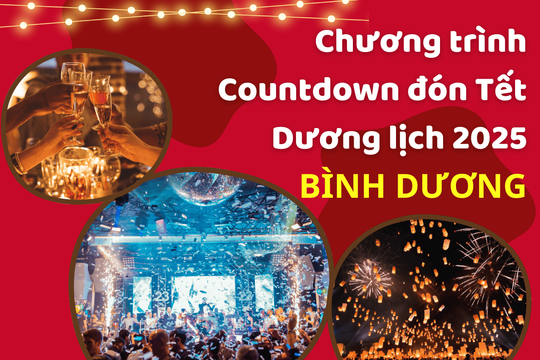 Chương trình nghệ thuật Countdown đón Tết Dương lịch 2025 tại Bình Dương